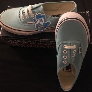 Brand New Blue Vans Women’s Size 6.5